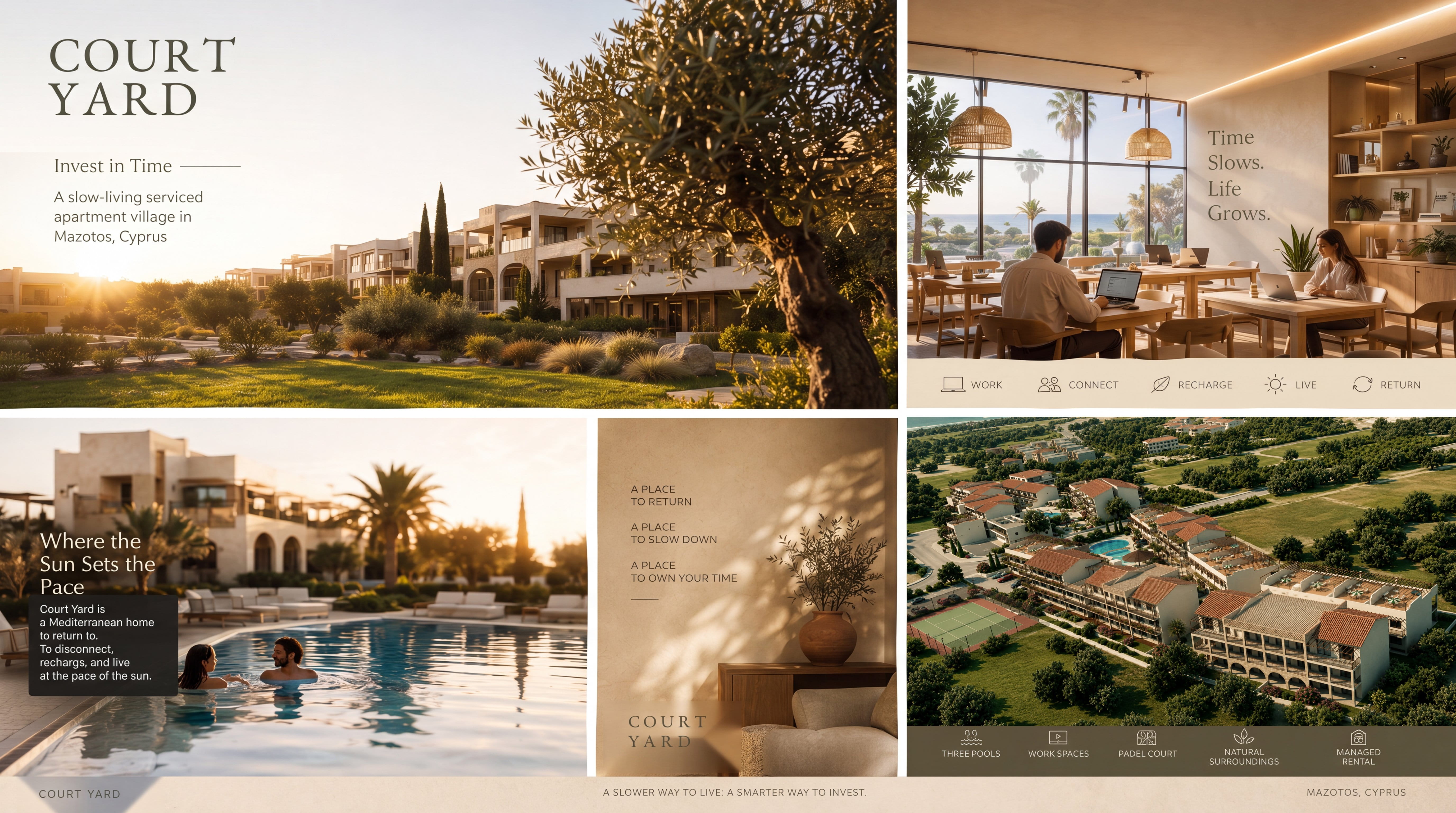 Mazotos Courtyard lifestyle overview